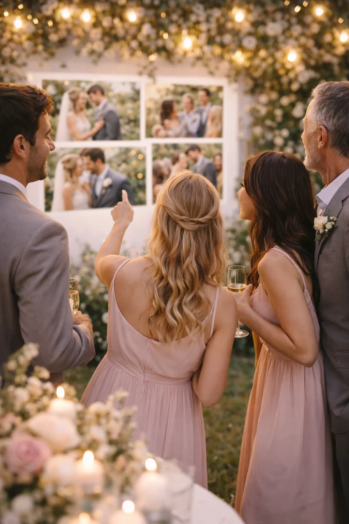 Digitale Fotowand als Fotobox-Alternative auf einem Event