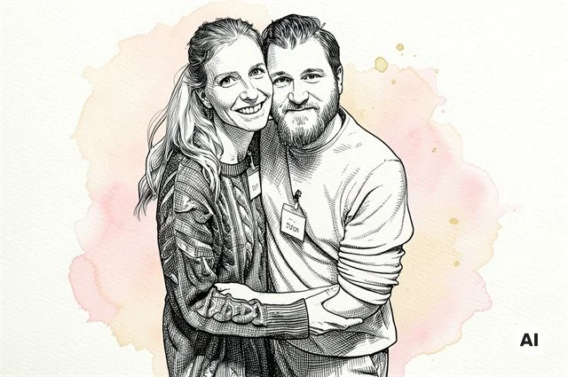 Tinte & Aquarell – KI-Stil
