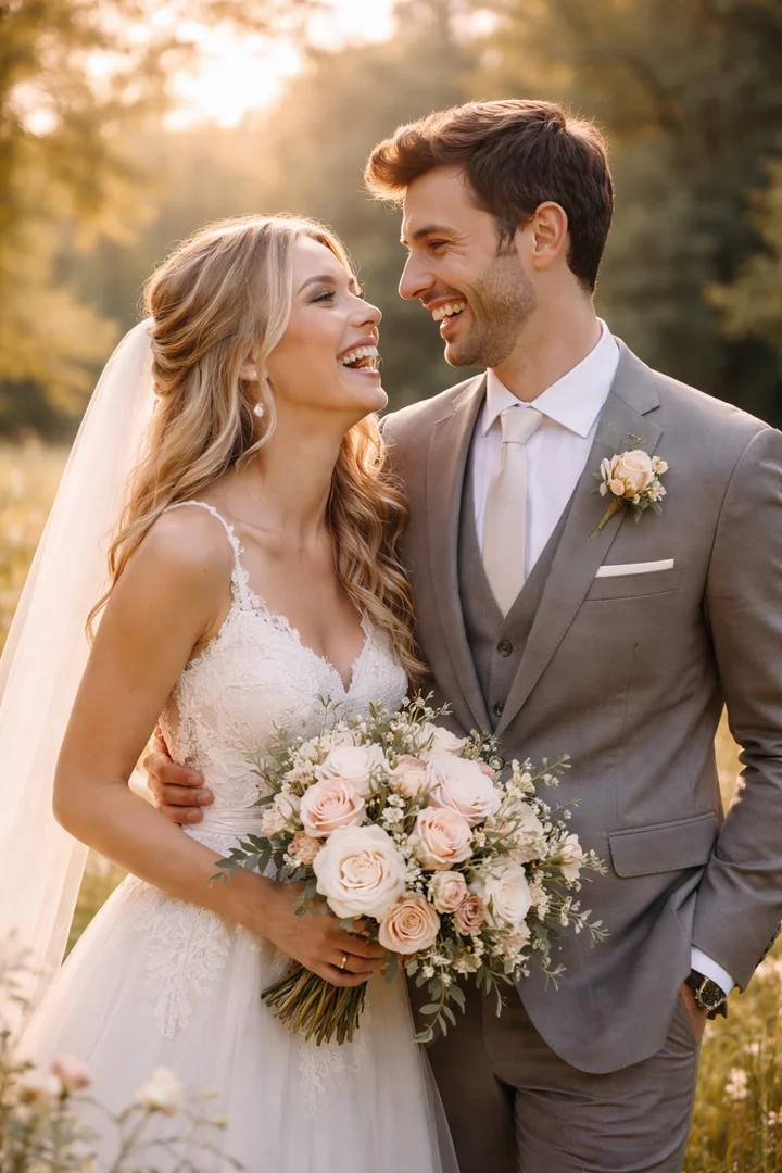 Digital wedding invitation with personal code and RSVP